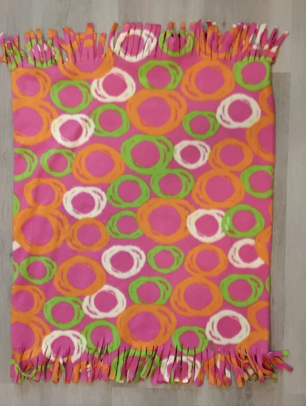 Set Of 4 Handmade Fleece Dog Blankets For A Small Dog. - Approx 35